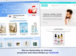 Marcas destacadas en Internet: proyectos web desarrollados por Urpiweb