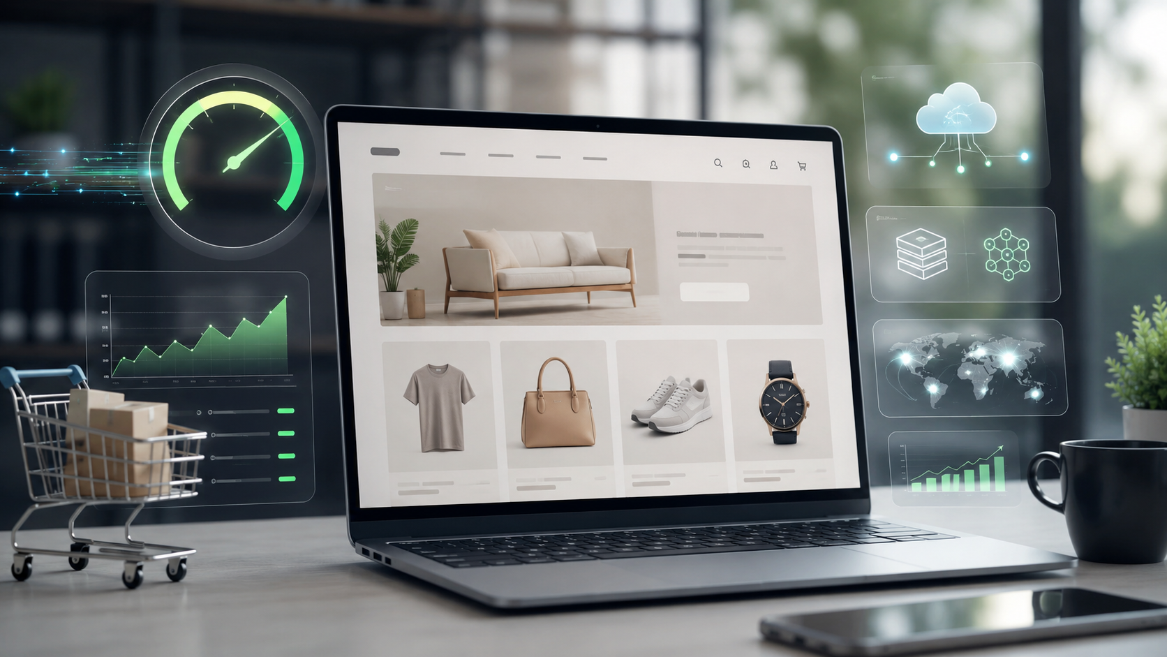Optimización de velocidad para diseño de paginas web y tiendas virtuales