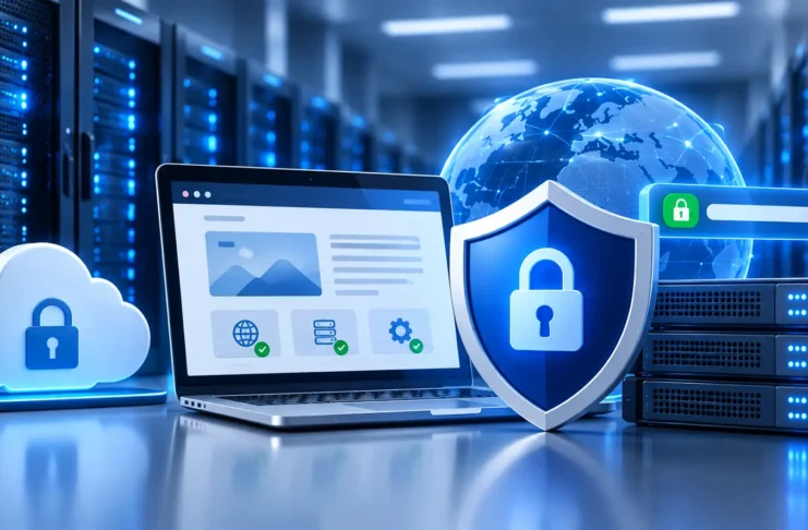 Hosting seguro con servidores protegidos, SSL y sistemas de seguridad web